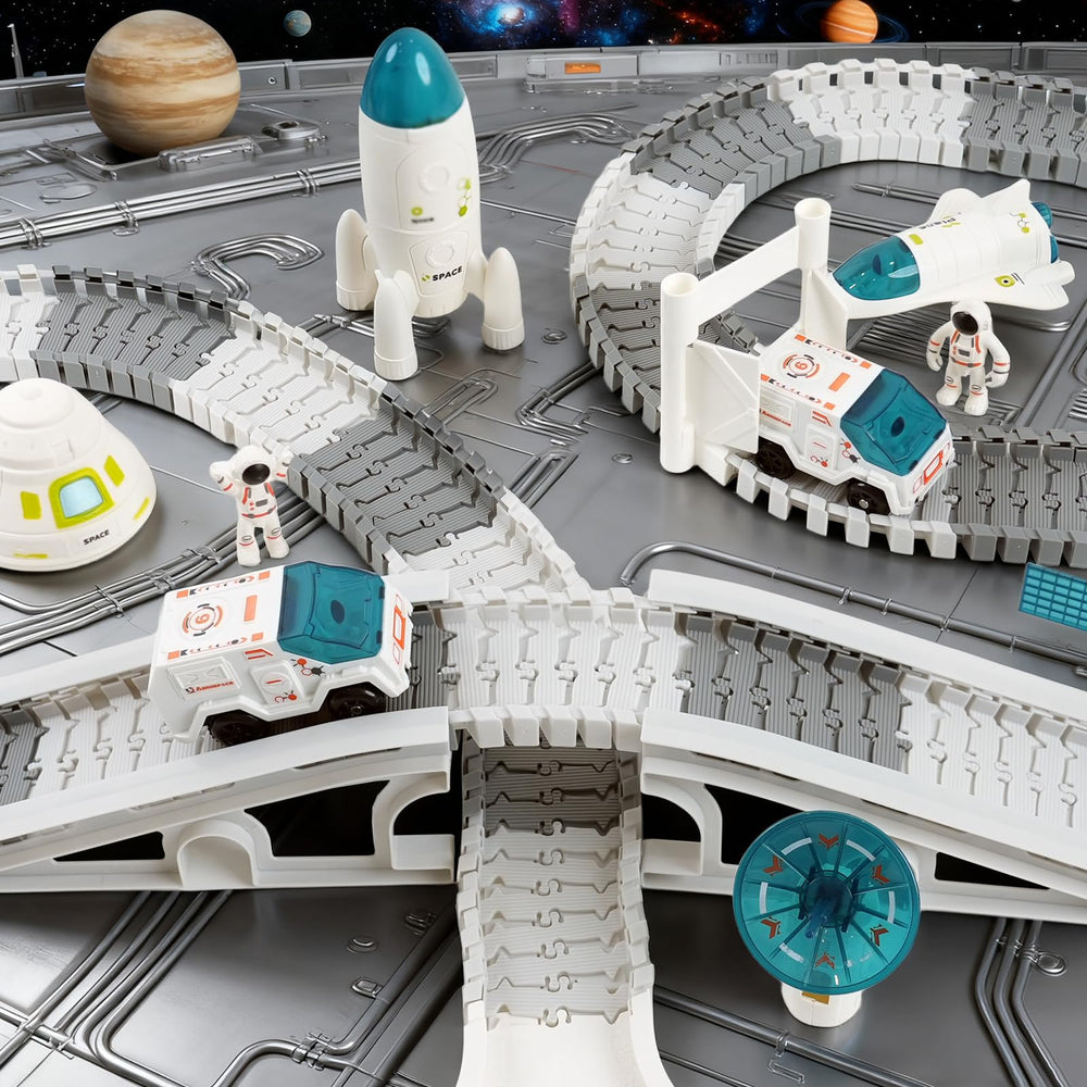 GIAT Race Car Tracks Set signal towers boost aerial-themed play and visibility on tracks