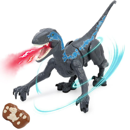 GIAT remote control dinosaur detailed head view for lifelike play and imagination.