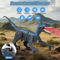 GIAT remote control dinosaur roaring and lights showcase dramatic action for kids.