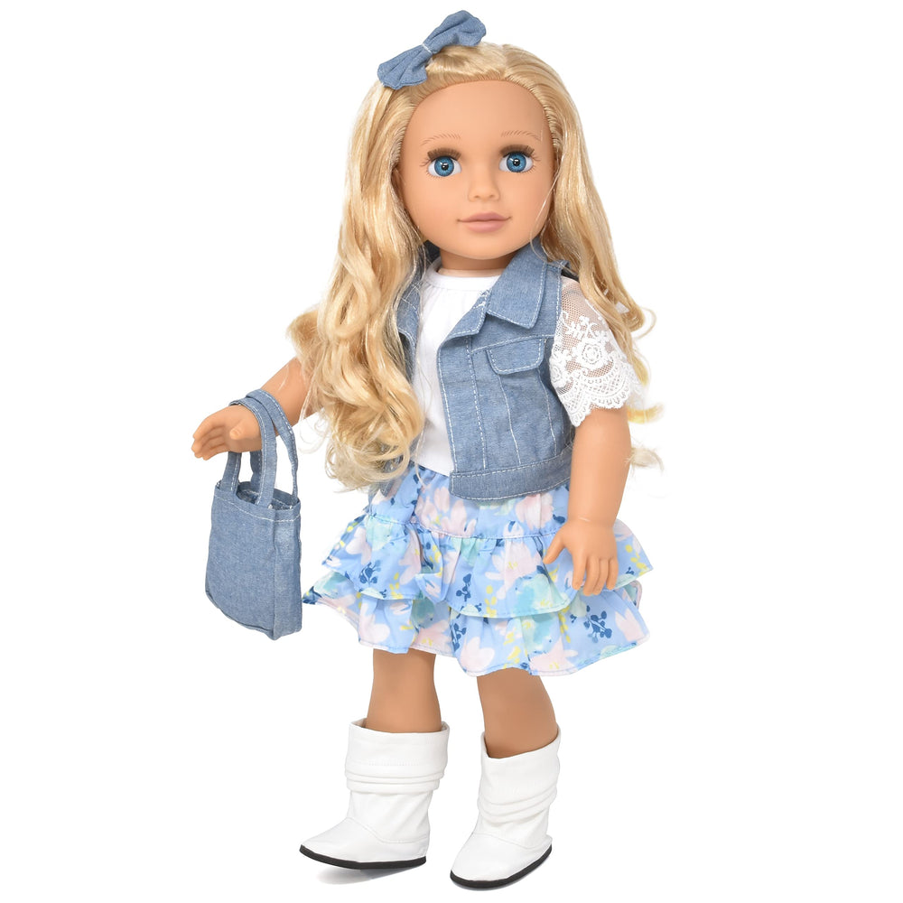 Gift Boutique 18 inch doll sandals support seasonal wardrobe changes.