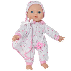 Gift Boutique pink floral clothes enhance gentle dress-up and imaginative storytelling.