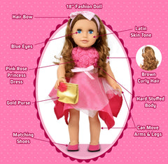 Gift Boutique pink princess shoes complete the outfit for stylish pretend play.