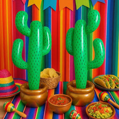 GiftExpress party decor setup for fiesta or tropical themed celebrations.