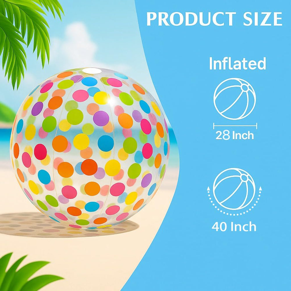 GiftExpress durable PVC beach ball stands up to lively pool and lawn games.