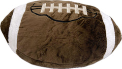 GiftExpress football pillow features durable seams that recover after squeezes