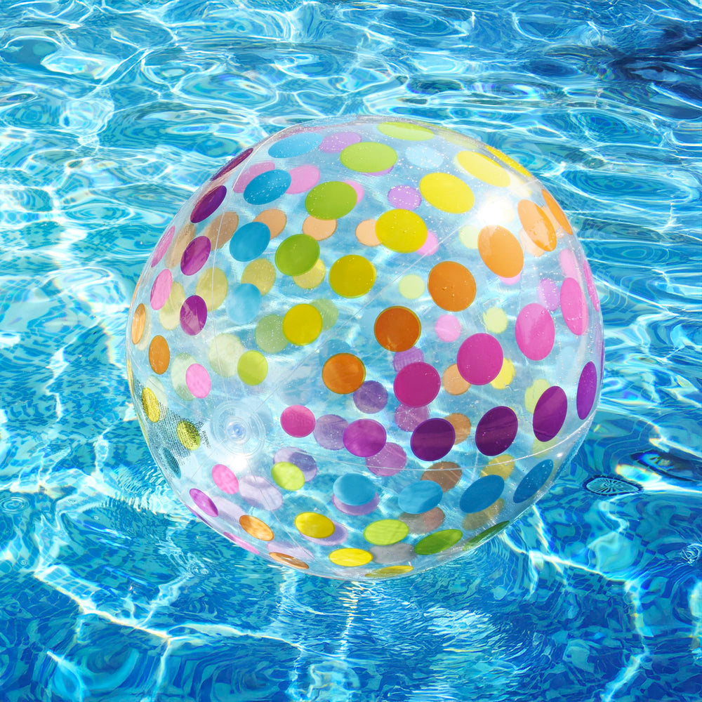 GiftExpress two-pack giant beach balls for family-friendly outdoor fun and decor.