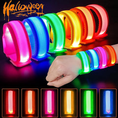 GIFTINBOX glow bracelet yellow boosts visibility during dusk outdoor activities
