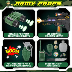 Giftinbox Hand grenade toy included for imaginative mission play