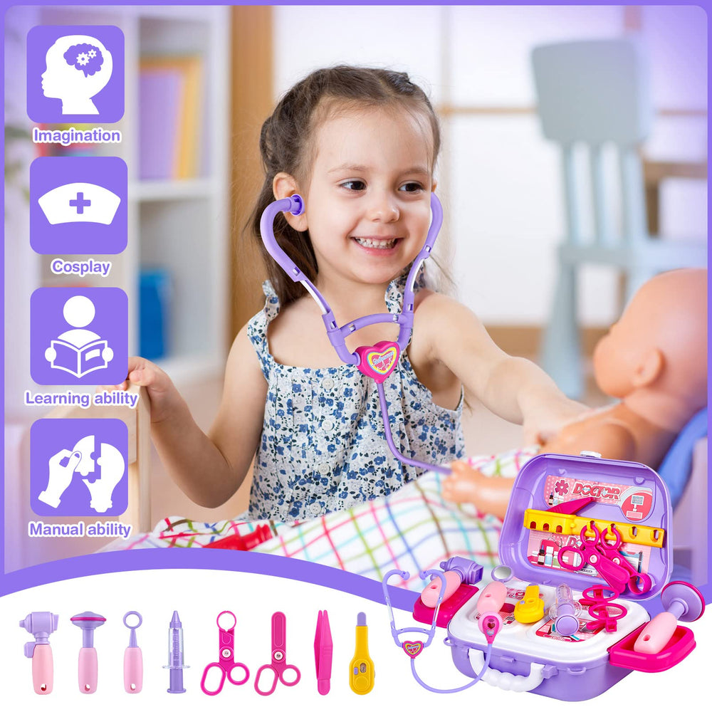 GIFTINBOX doctor kit band-aids and pills add authentic details.