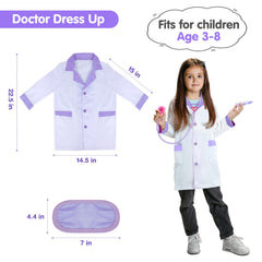 GIFTINBOX doctor kit oral mirror helps kids inspect safely.
