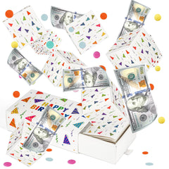 Giftota Happy Birthday Surprise Box ready for gifting, showcasing bold packaging and colorful confetti for a memorable moment.
