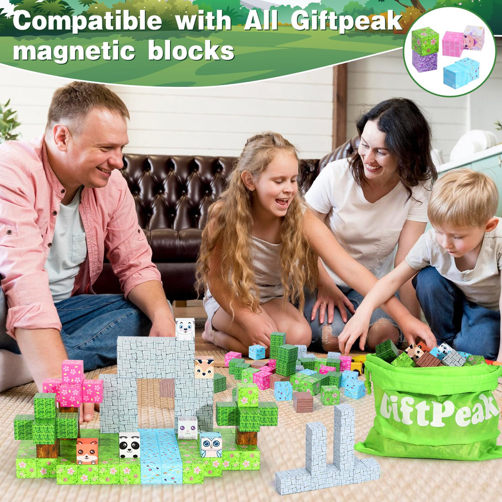 GiftPeak storage bag and instruction manual keep play tidy.