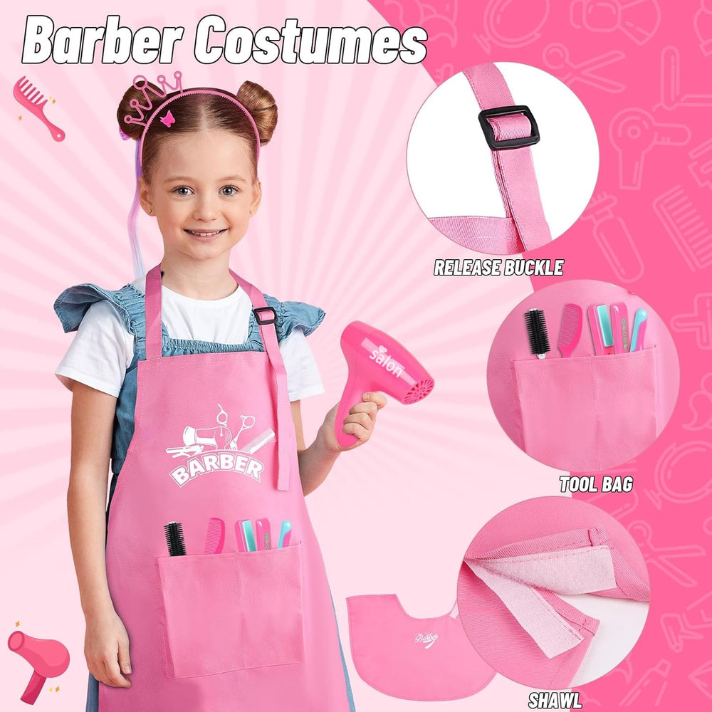 Gifts2U Hair Dryer Realistic Sound enhances immersive pretend styling