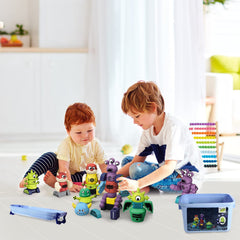 Gifts2U magnetic blocks in action during playtime suggests durable construction.