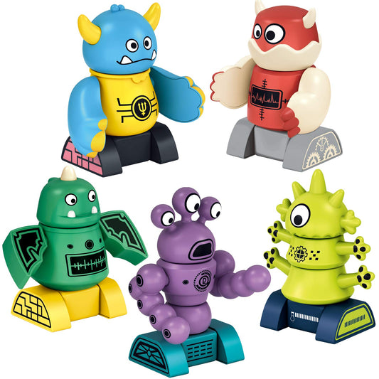 Gifts2U magnets and robots set with storage box for easy cleanup and organized play.