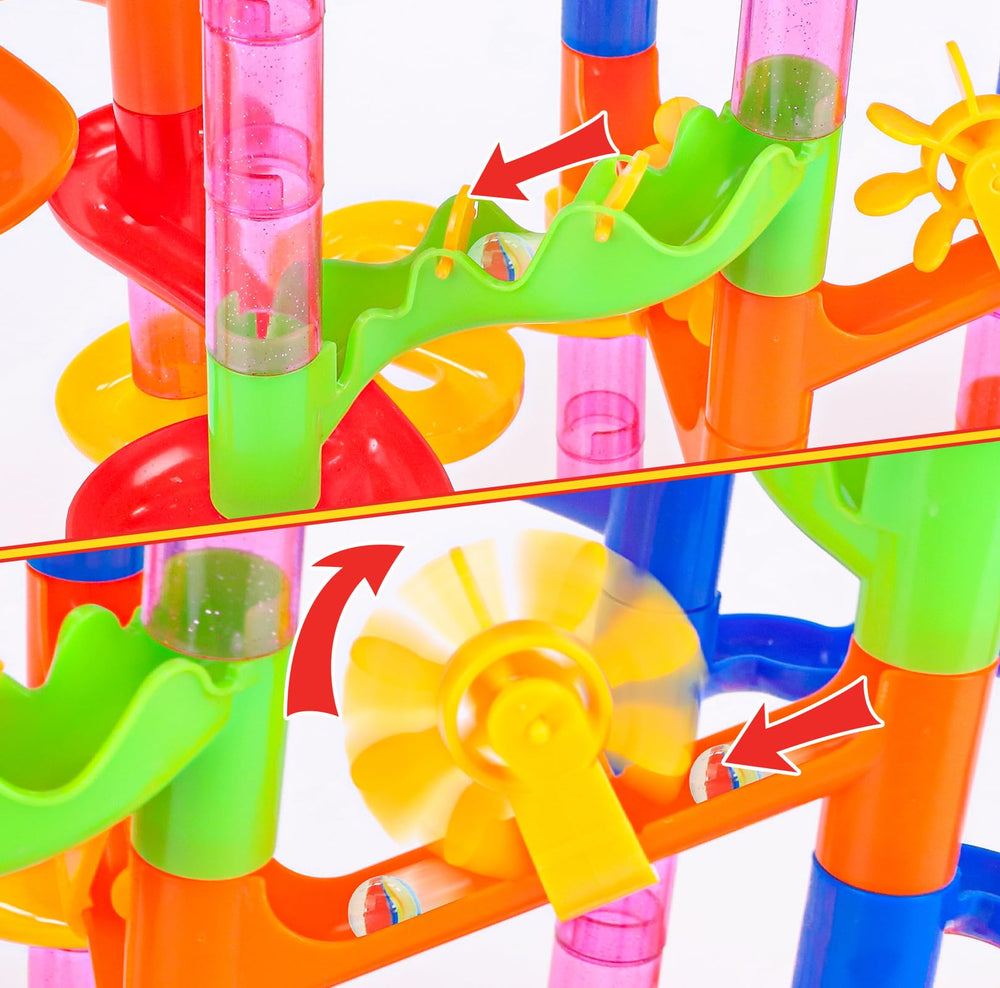 Gifts2U Marble Run block stack supports hands-on construction