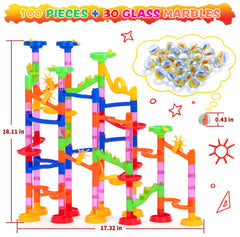 Gifts2U Marble Run connectors form sturdy, adjustable track configurations