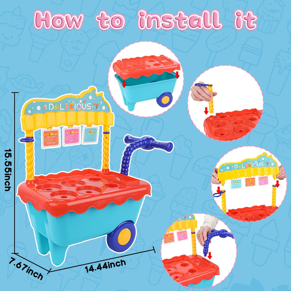 Gifts2U storage trolley keeps play area tidy and portable for sales.