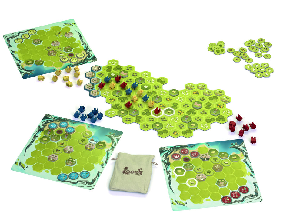GIGAMIC Looot game-night-setup captures warm, competitive vibes for friends and family.