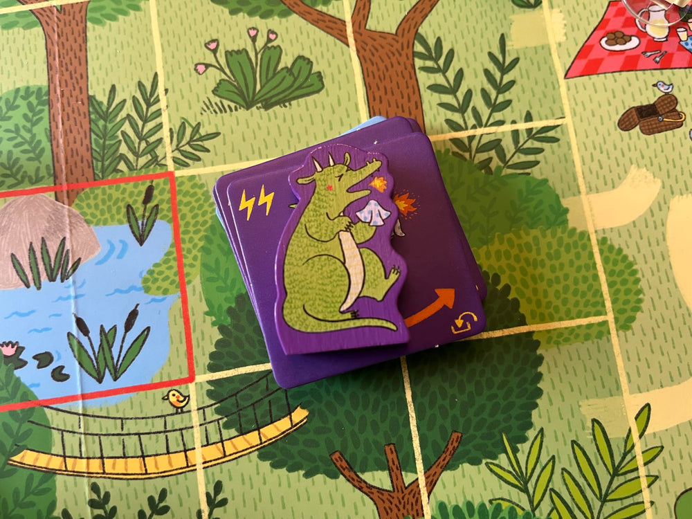 GIGAMIC Mr. Postmouse’s Picnic compact box keeps play tidy.