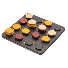 GIGAMIC Qawale Mini wooden pieces add warm table decor while playing.