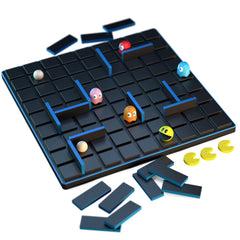 GIGAMIC Quoridor Pac-Man board and walls show premium wood pieces