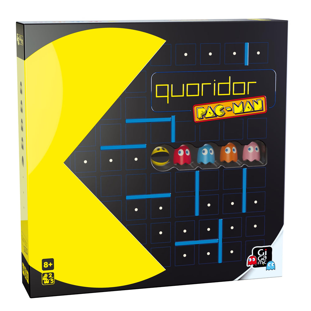 GIGAMIC Quoridor Pac-Man box front with arcade artwork