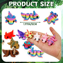 Giggiftrio articulated axolotl pals: movable joints for interactive desk play.
