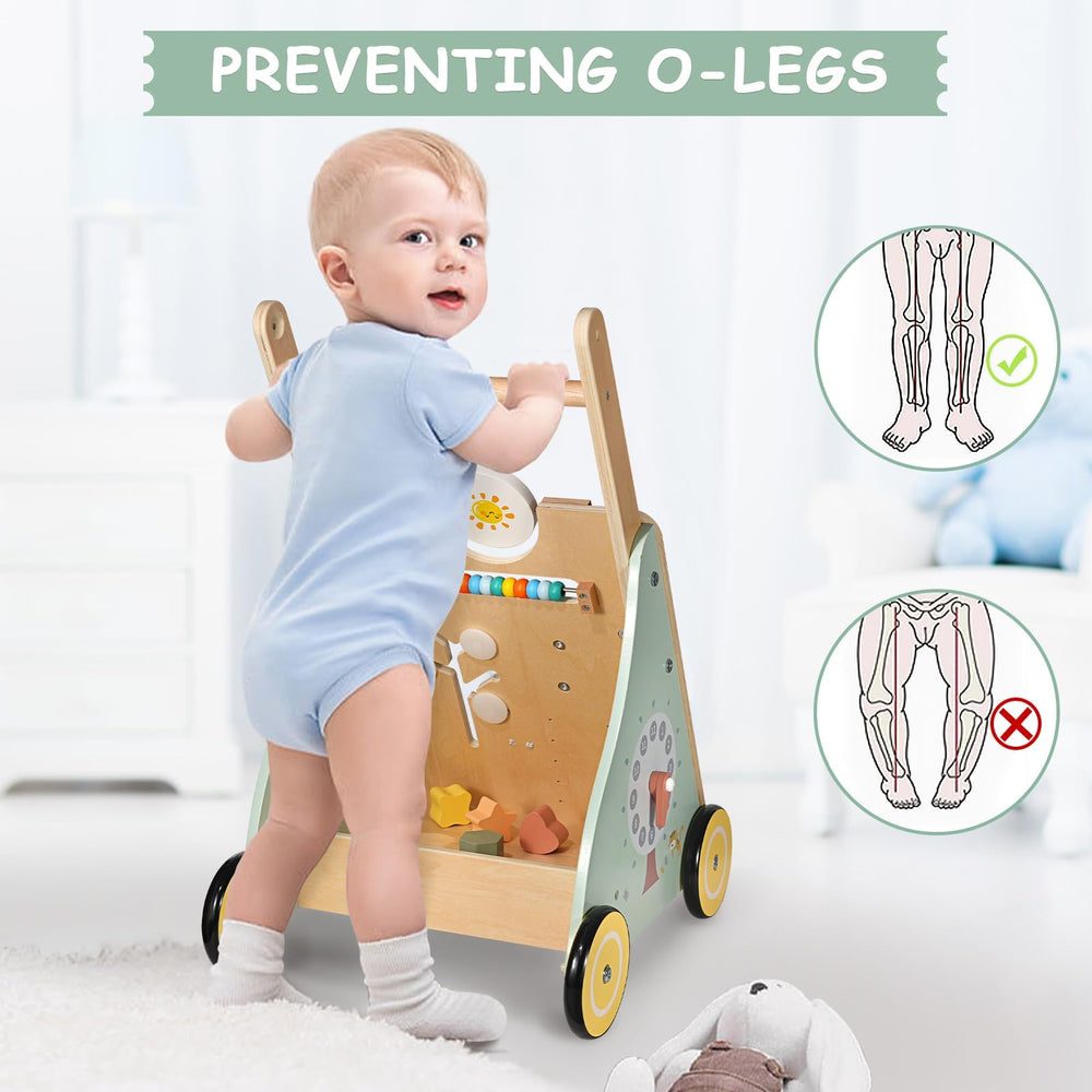 GiggleGems height-adjustable handle supports growing grip and stability.