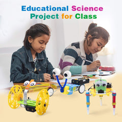 Giggleway Electronic wiring and motors support beginner electronics projects.