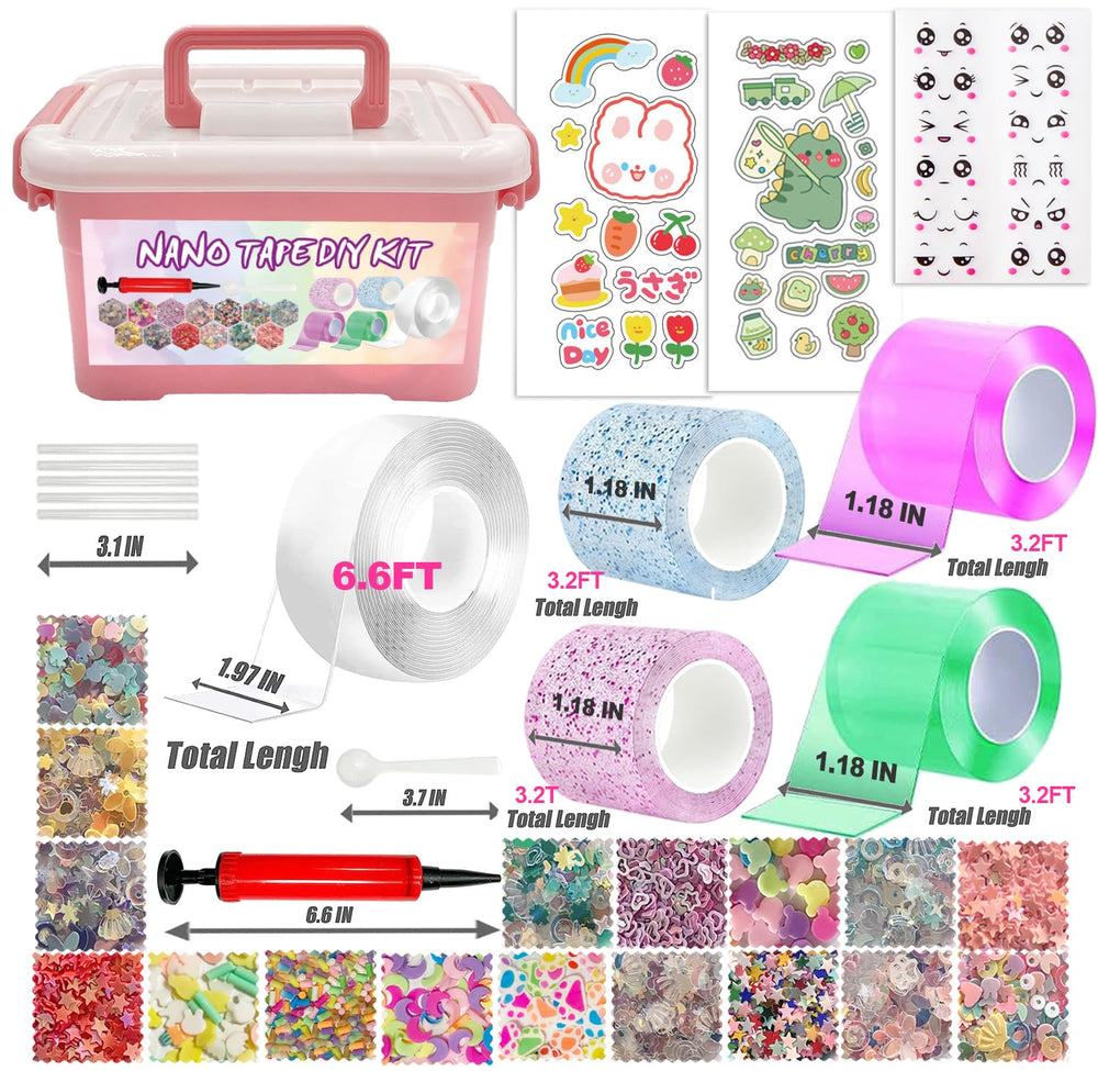 Gigididi nano tape bubbles pink roll enhances sensory exploration during hands-on projects
