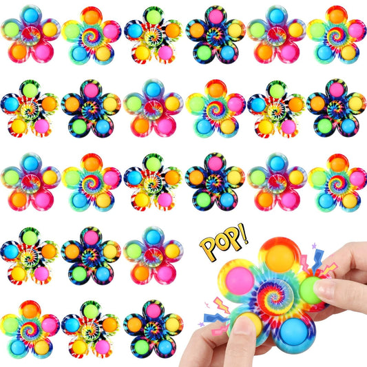 Gigilli 24-pack party favors fidget spinners for kids, easy to use and engaging
