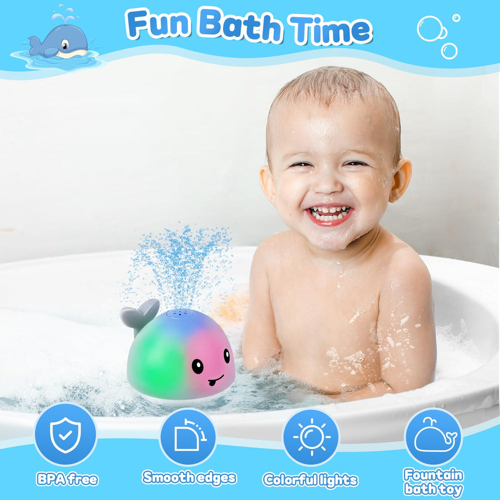 Gigilli light-up bath toy designed for easy switch on and off.