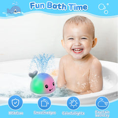 Gigilli light-up bath toy designed for easy switch on and off.