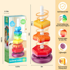 Gigilli colorful ring sequencing play supports early counting and logic.