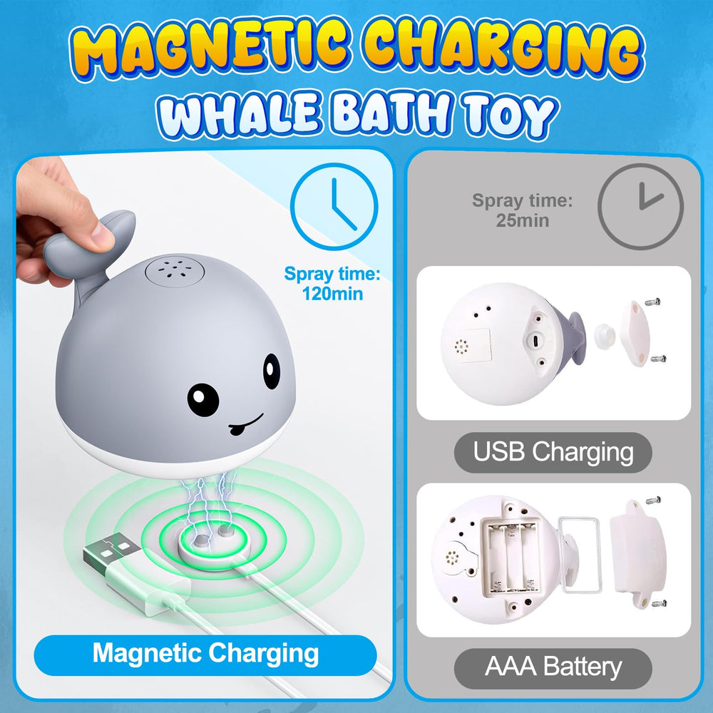 Gigilli sensory-mensuring play with water spray and lights to boost motor skills.