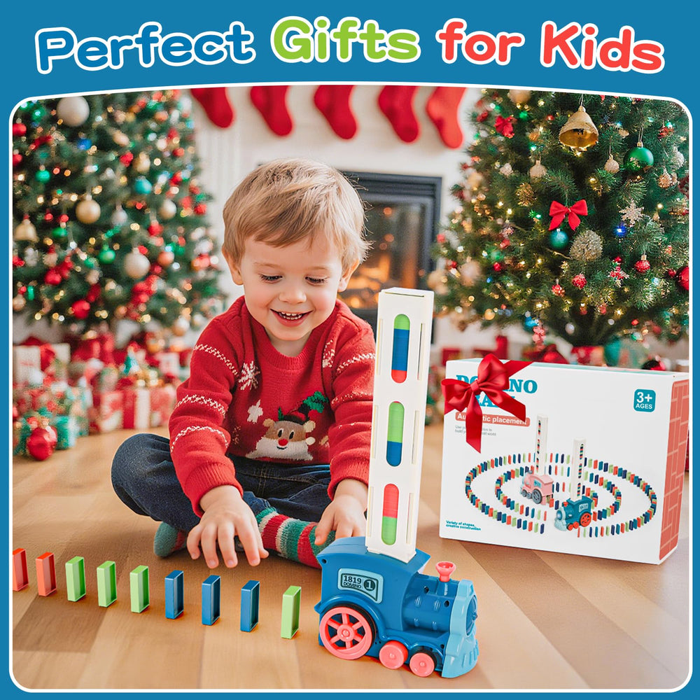 Gigilli domino train toy safe design with rounded edges for ages 3–8