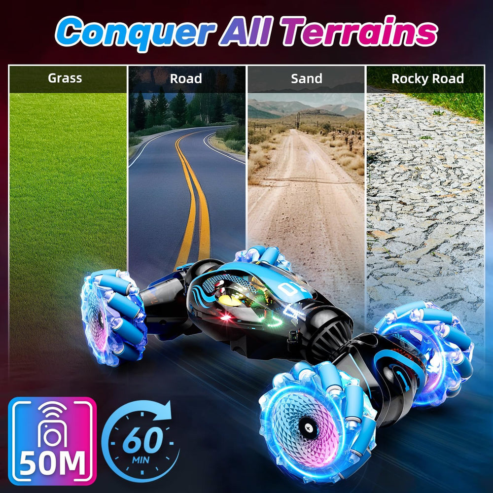 Gigilli double-sided driving and DEMO mode expand play possibilities.