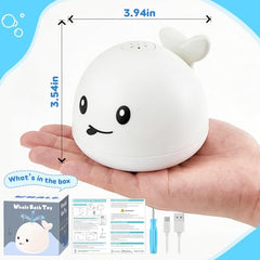 Gigilli light up whale bath toy enhances imaginative bath time.