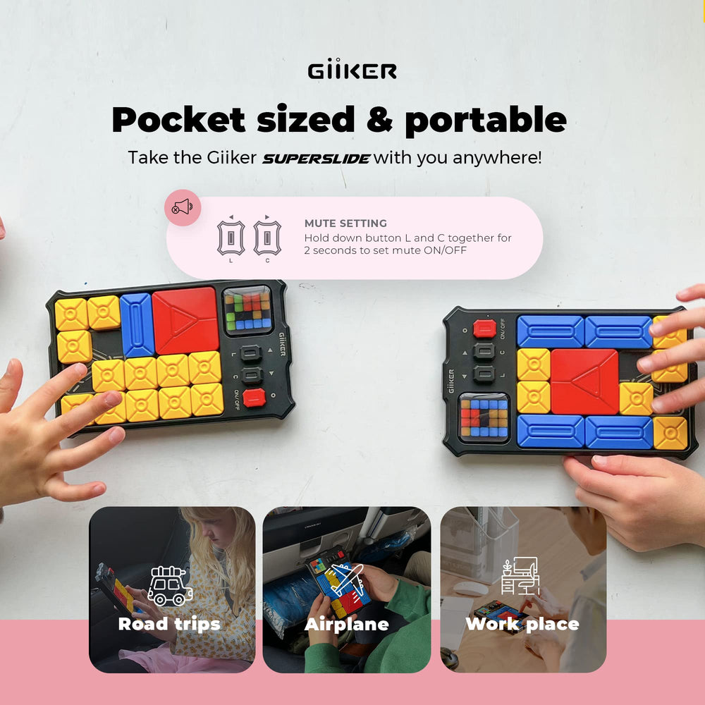 GiiKER Super Slide demonstrates 500+ challenges for problem-solving practice