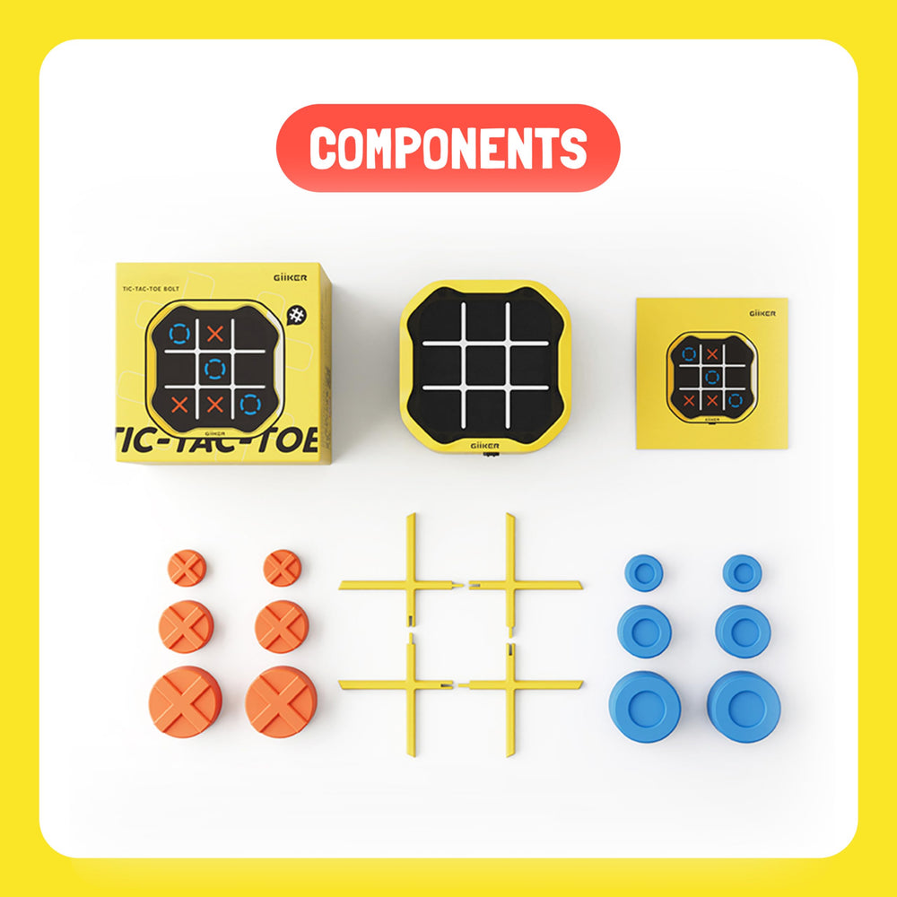 GiiKER Tic Tac Toe Bolt, ideal for family fun and gifting.