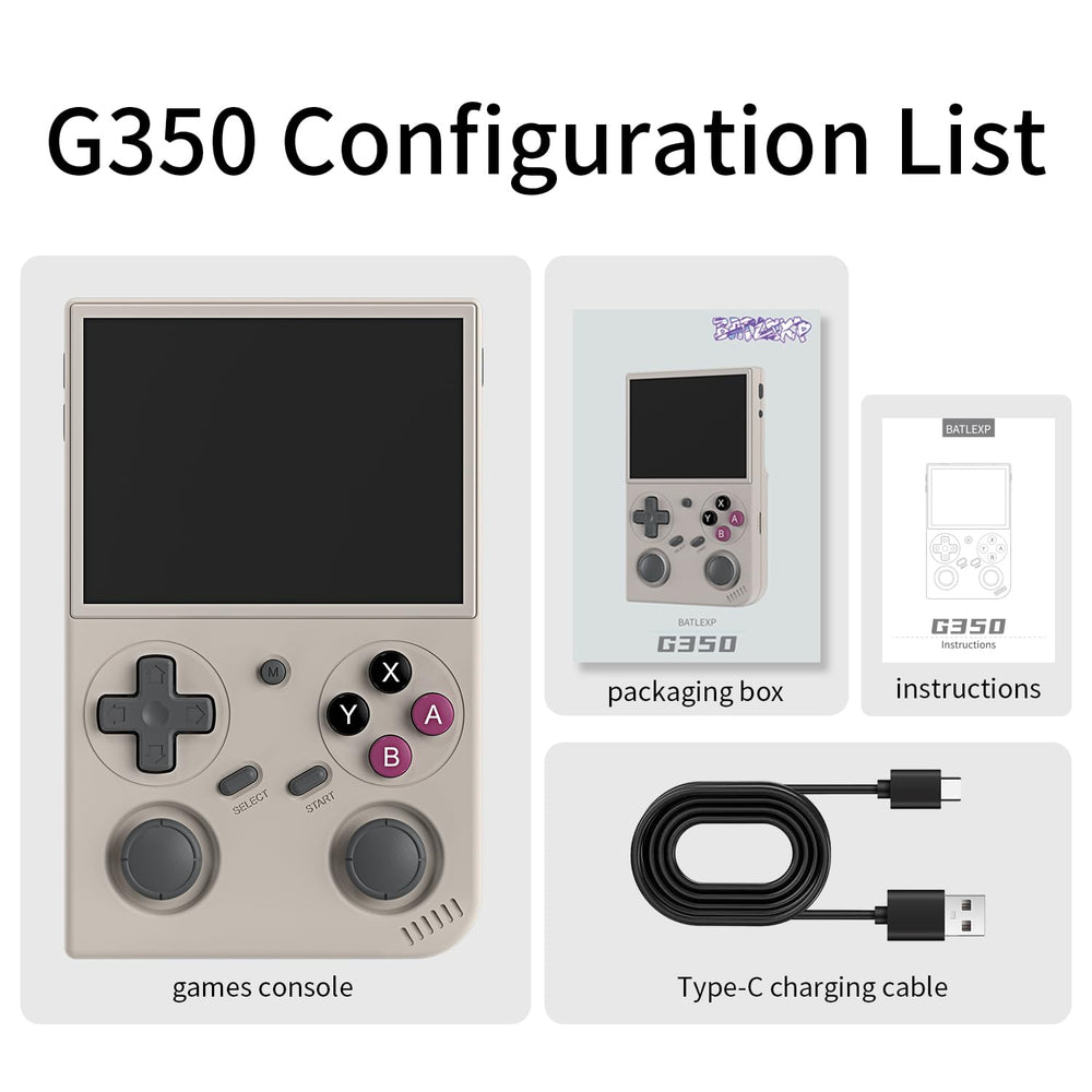 GiipGoop G350 battery life up to seven hours of playtime on the go.
