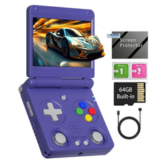 GiipGoop RG34XXSP front view shows compact handheld design for on the go gaming