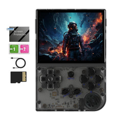 GiipGoop RG35XX with a 3.5-inch IPS screen delivering sharp retro visuals for handheld play