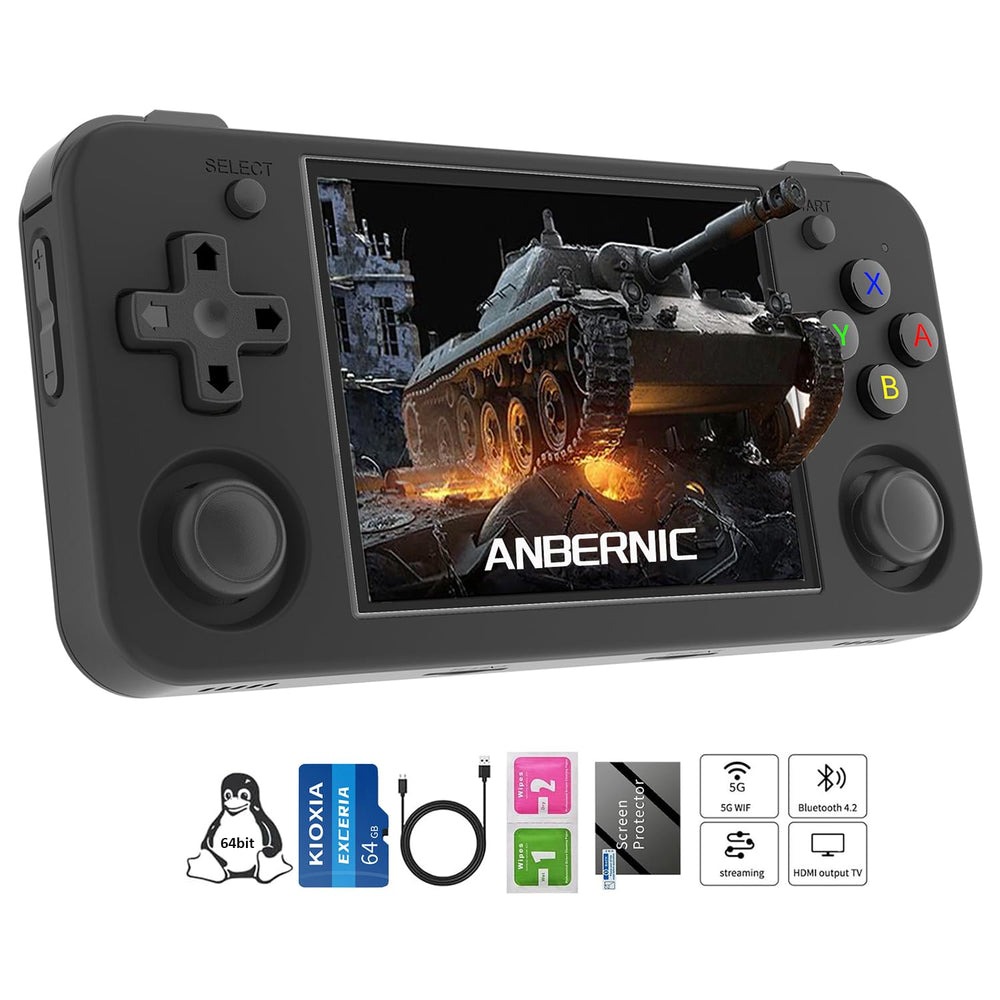GiipGoop RG35XX H pocket-friendly design for gaming anywhere.