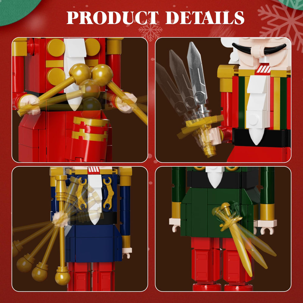 GIKCFSTBLA Nutcracker Soldier ornament bright outfit ideal for tabletop decor