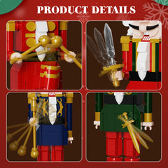 GIKCFSTBLA Nutcracker Soldier ornament bright outfit ideal for tabletop decor
