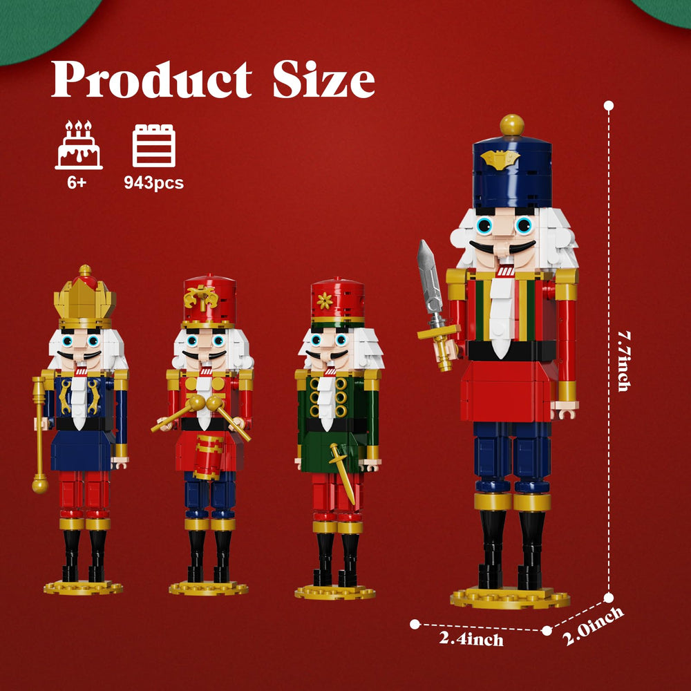 GIKCFSTBLA Nutcracker collection displayed on table ready to wow guests
