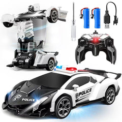 Gikimooy Transform RC car front view in sport mode for high-speed play.