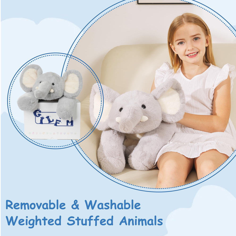GILFWM Elephant Plush packaged in an elegant gift box.